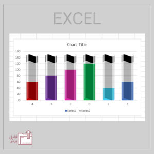 نمودار شیشه ای اکسل